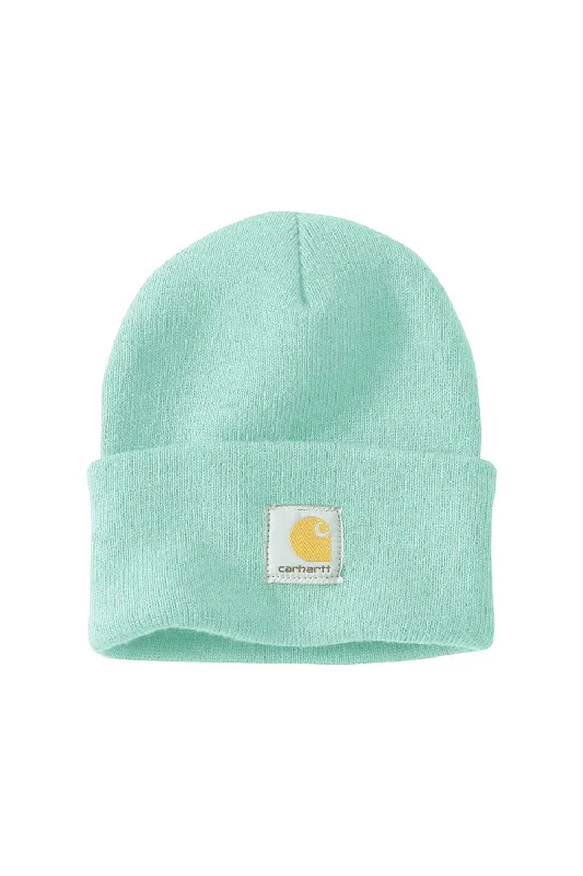 Carhartt Kids Knit Cuff Beanie in Aruba Blue | CB8994-A36-UPY-ARUBA