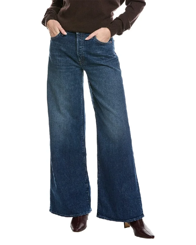 MOTHER The Ditcher Roller Sneak Cannonball Wide Leg Jean