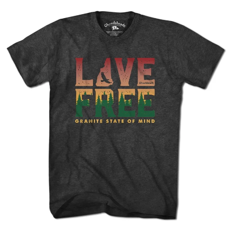 Live Free NH Granite State T-Shirt