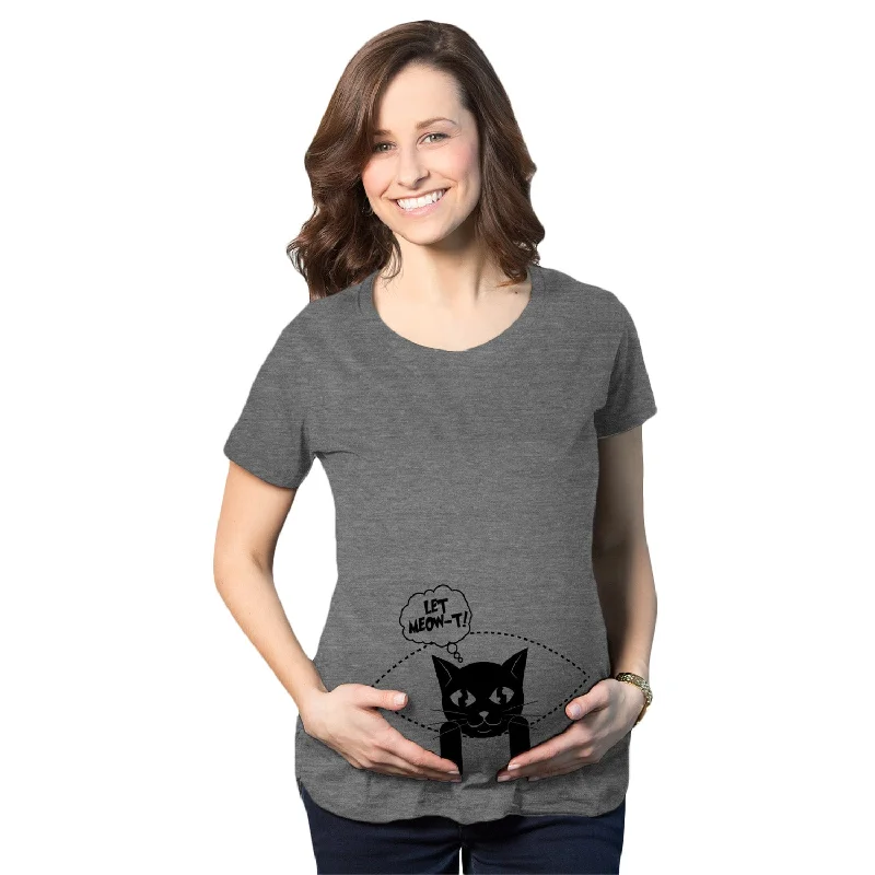 Let Meowt Maternity T Shirt