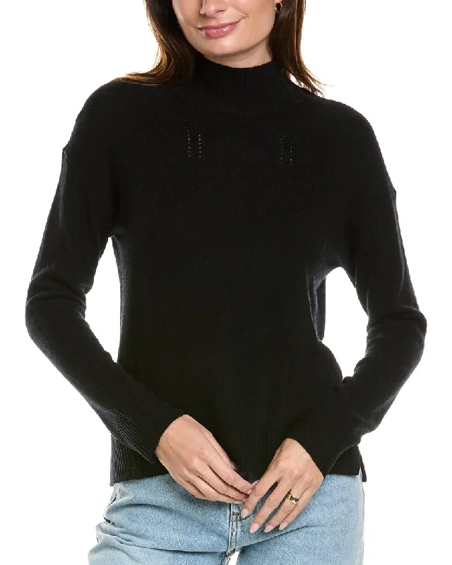 Kier+J Turtleneck Wool & Cashmere-Blend Sweater