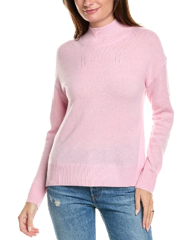 Kier+J Turtleneck Wool & Cashmere-Blend Sweater