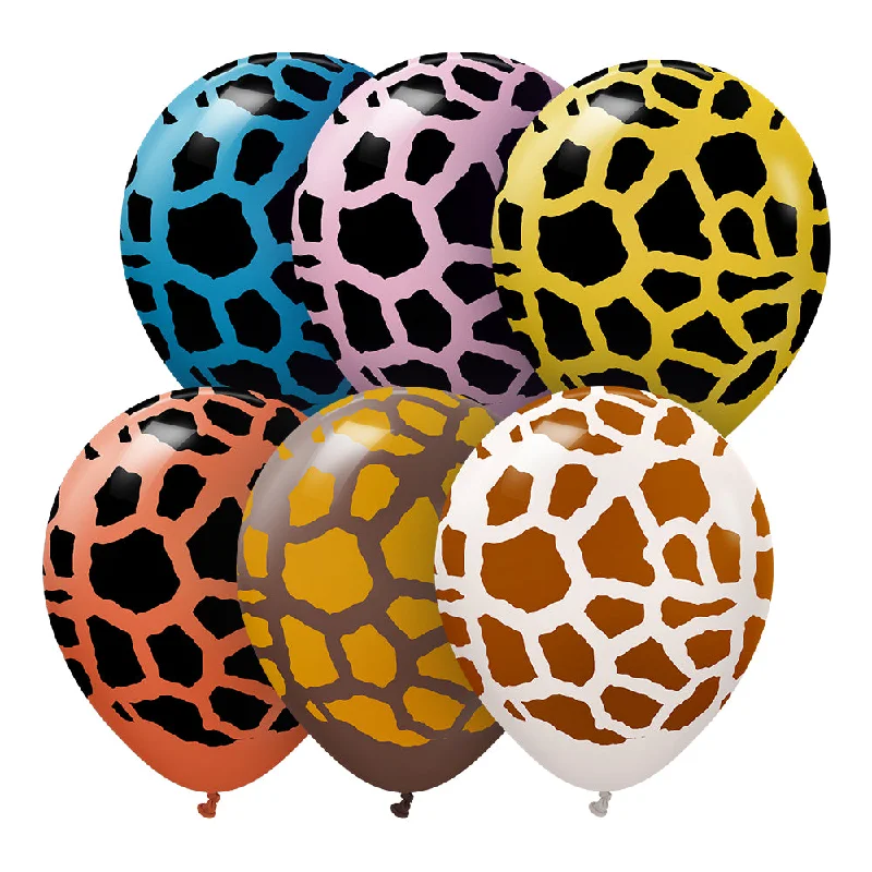 12 inch KALISAN SAFARI GIRAFFE - ASSORTMENT (6 PK)