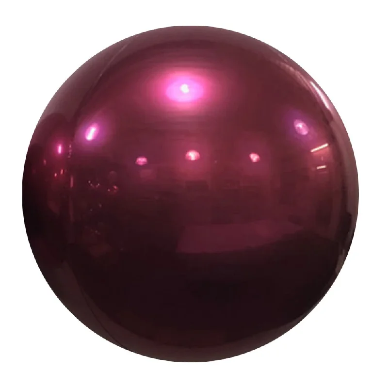 24 inch MIRROR BALLOON - BURGUNDY