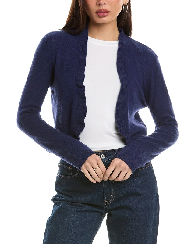 Hannah Rose Divine Ruffle Cashmere Bolero