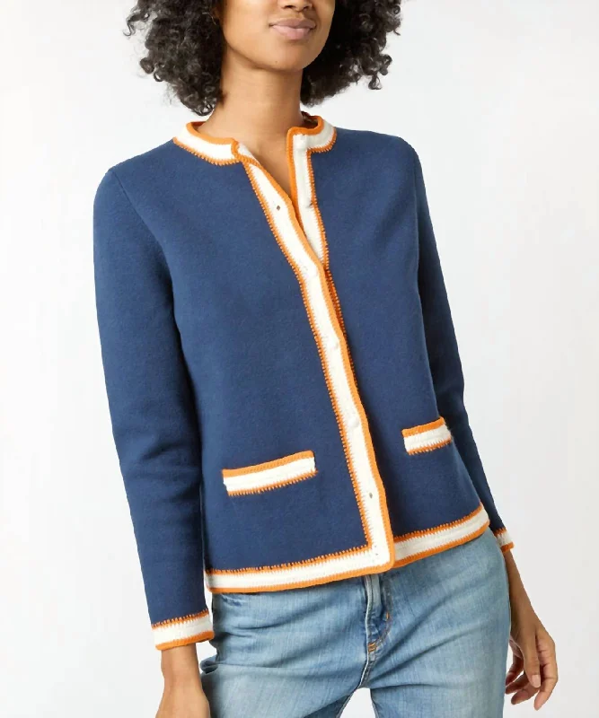 Aubrey Cardigan In Navy