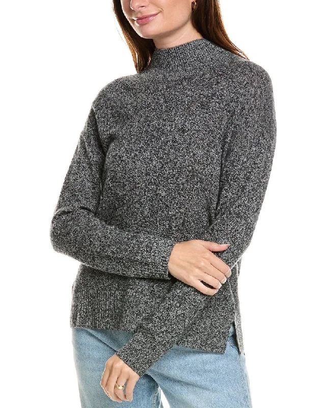 Kier+J Turtleneck Wool & Cashmere-Blend Sweater