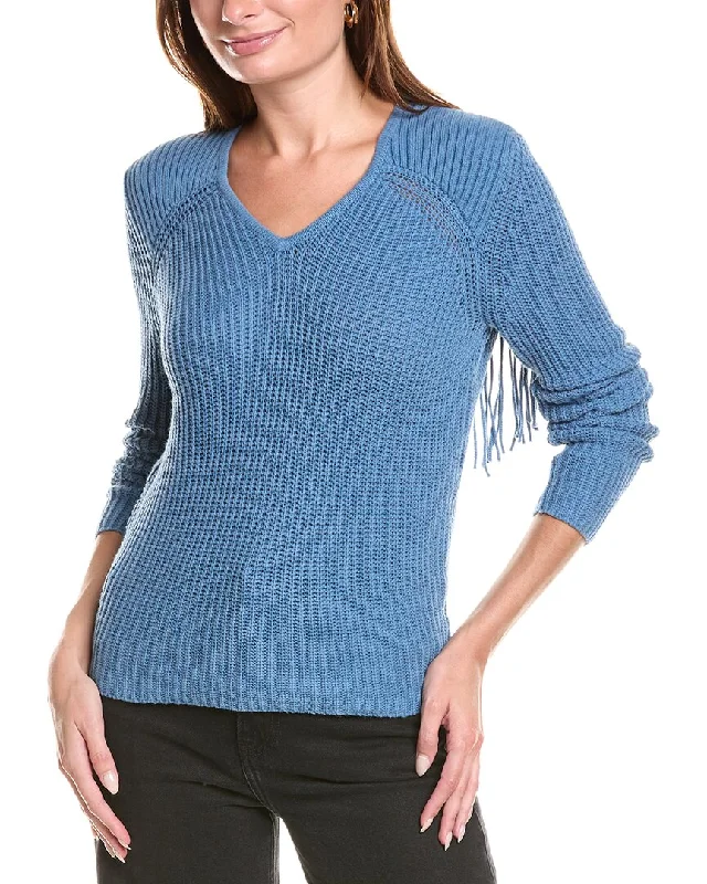 27 Miles Malibu Fringe Back Sweater