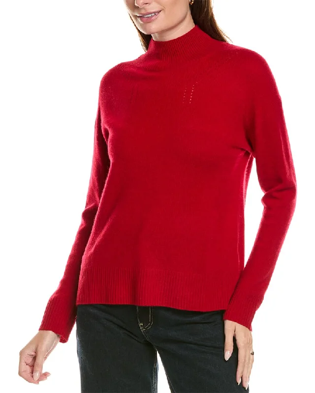 Kier+J Turtleneck Wool & Cashmere-Blend Sweater