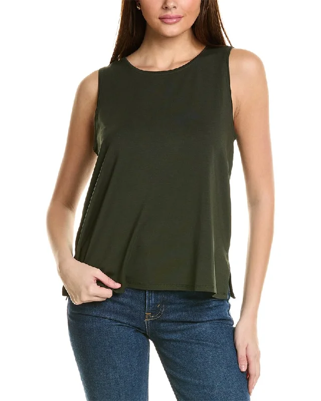 Eileen Fisher Jewel Neck Shell