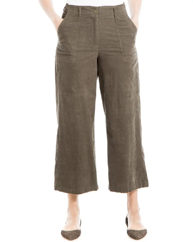 Max Studio Crop Wide Leg Corduroy Pant