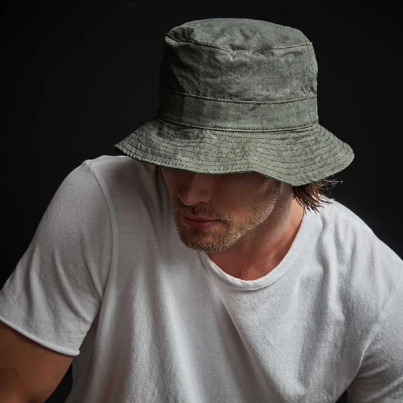 Parachute Poplin Bucket Hat - Dartmouth Pigment