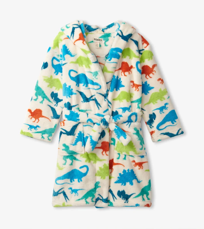 Boys Dinosaur Fleece Robe