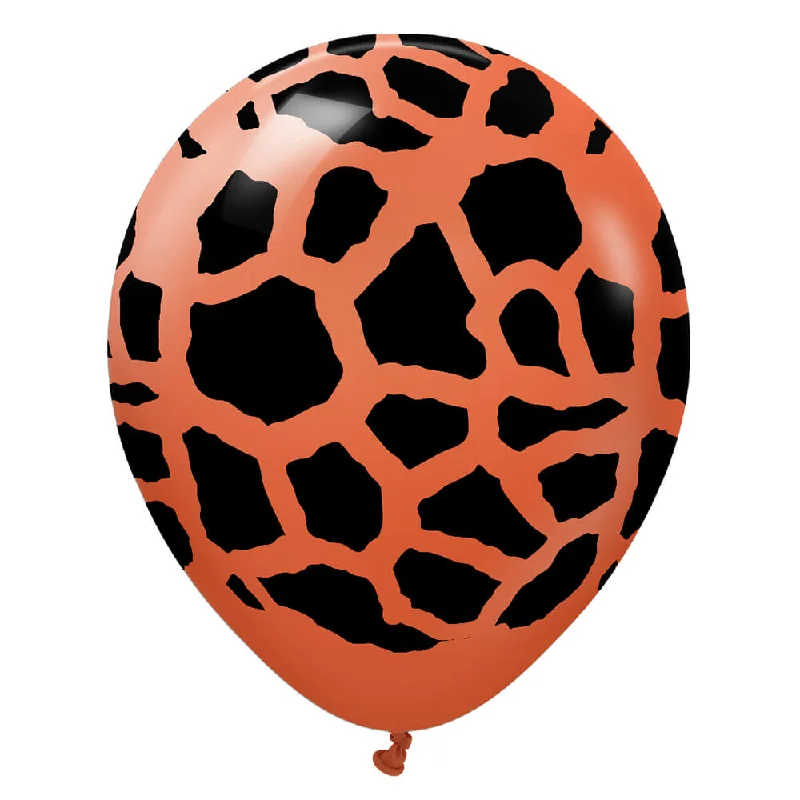 12 inch KALISAN SAFARI GIRAFFE - RUST ORANGE