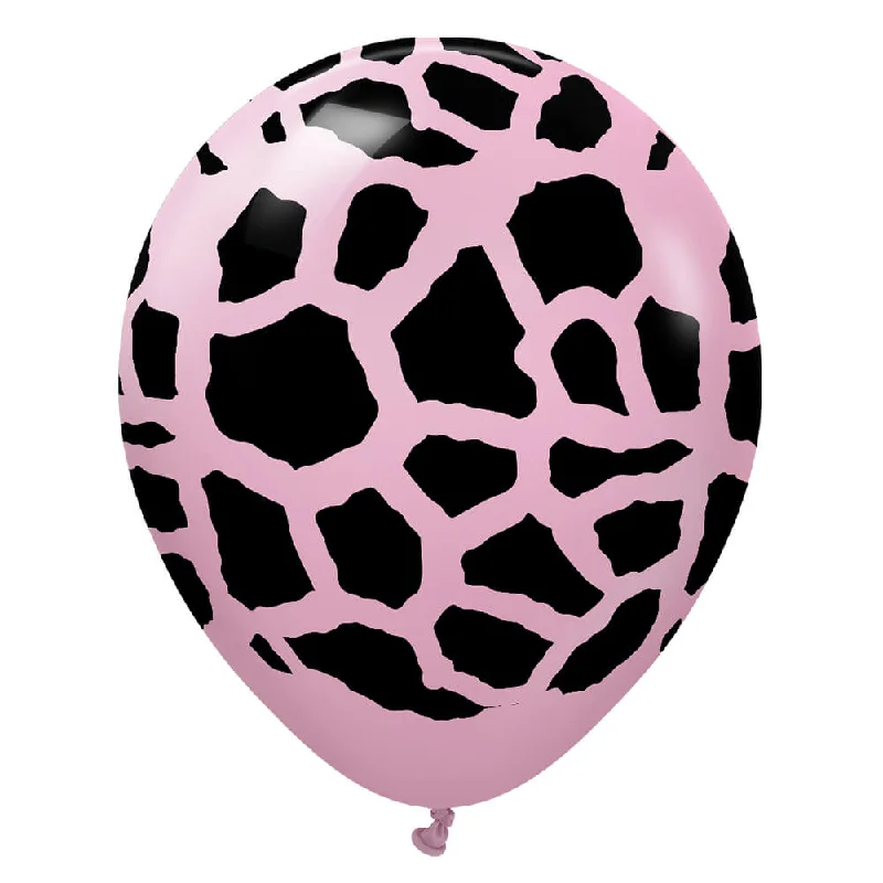 12 inch KALISAN SAFARI GIRAFFE - DUSTY ROSE W/ BLACK INK