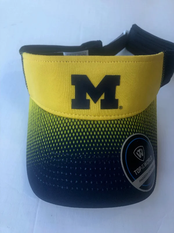 Michigan Wolverines Top of the World Visor Hat