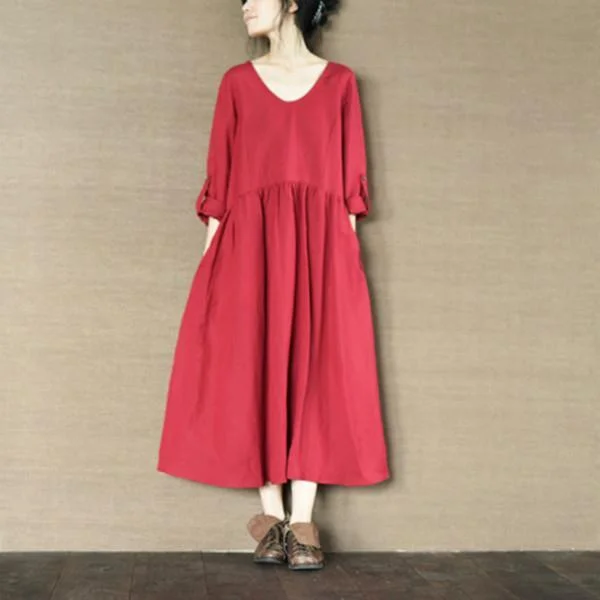 red linen sundress oversize cotton maxi dress linen summer dresses