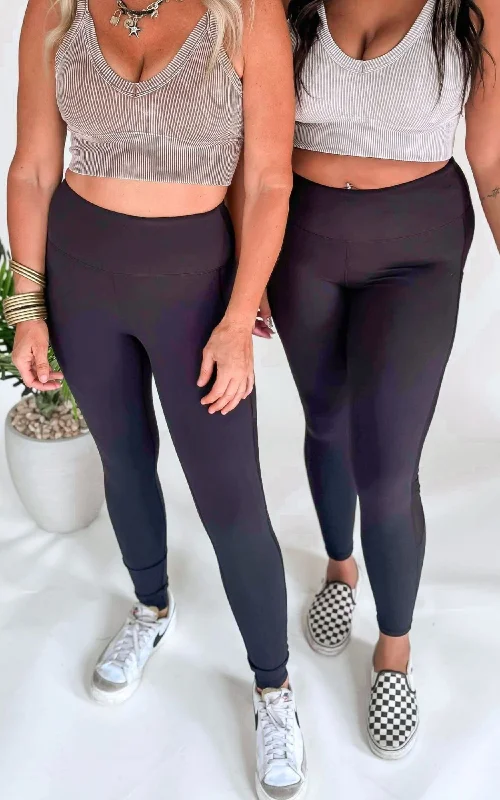 High Waisted Solid Knit Leggings