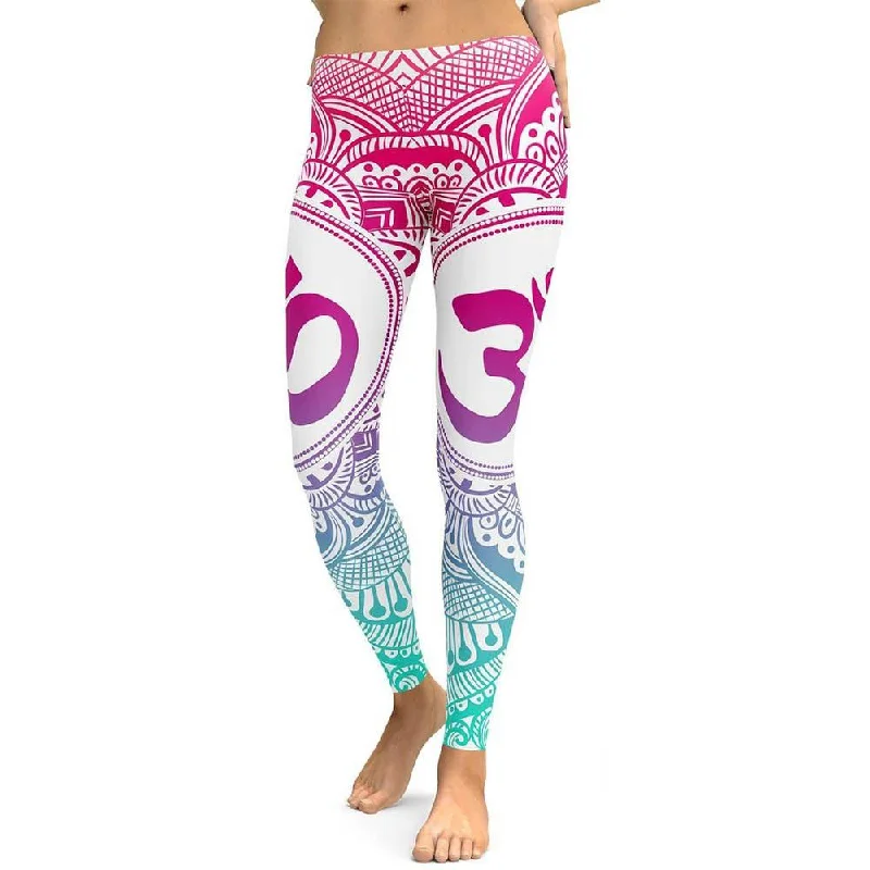 Om Printed Leggings