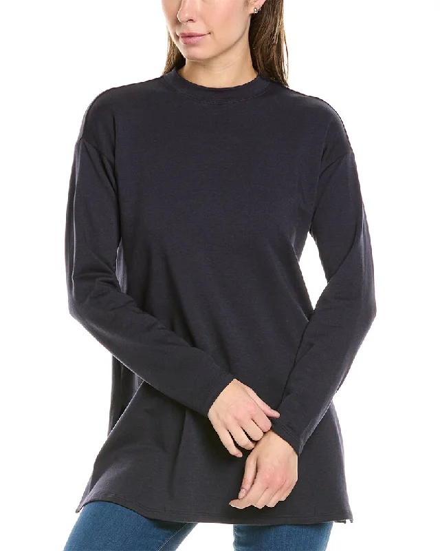 Eileen Fisher Petite Crewneck Boxy Tunic