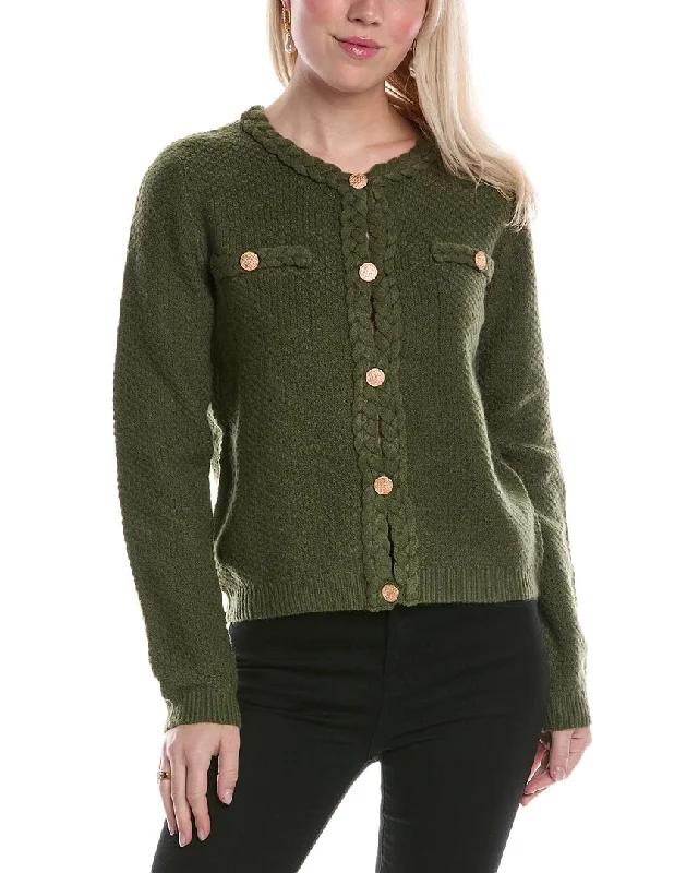 Anna Kay Secil Cashmere-Blend Cardigan