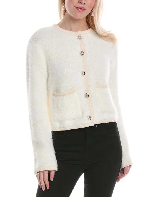 Anna Kay Ebony Cashmere-Blend Cardigan