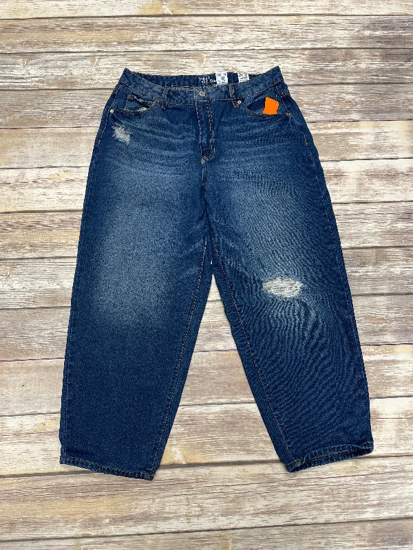 Jeans Straight By Time And Tru  Size: 14