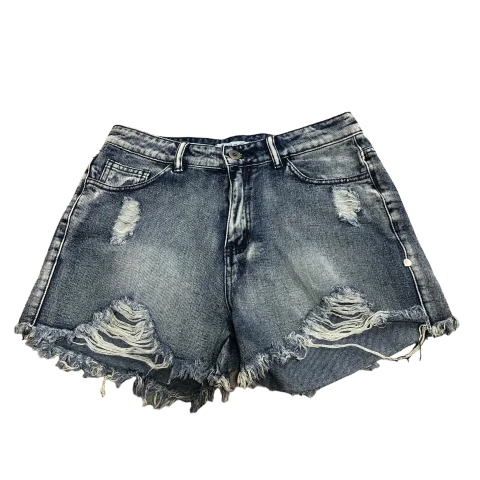 Blue Denim Shorts Misslook, Size S