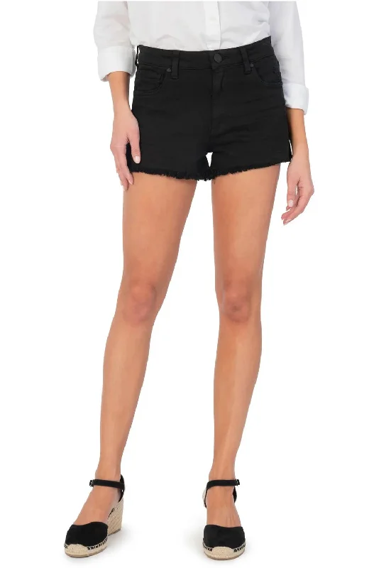 Jane High Rise Shorts In Black