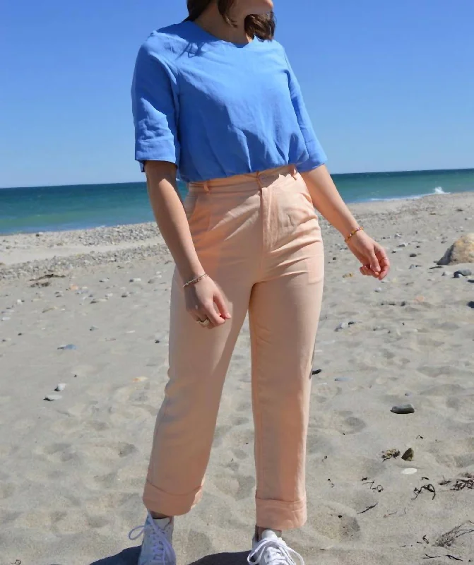 Jane Pant In Peche