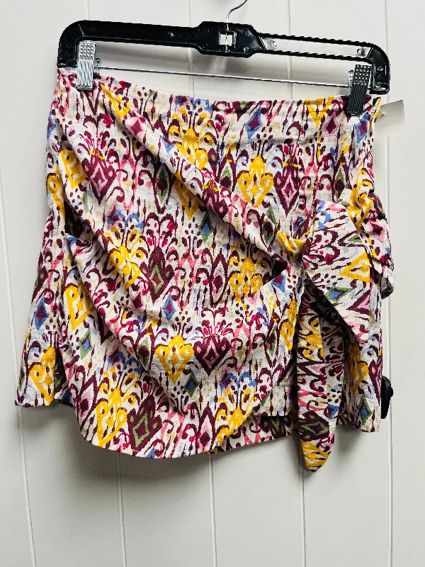 Red & Yellow Shorts Zara, Size S