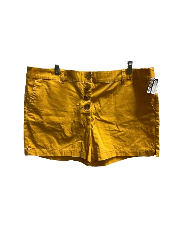 Yellow Shorts Loft, Size 16